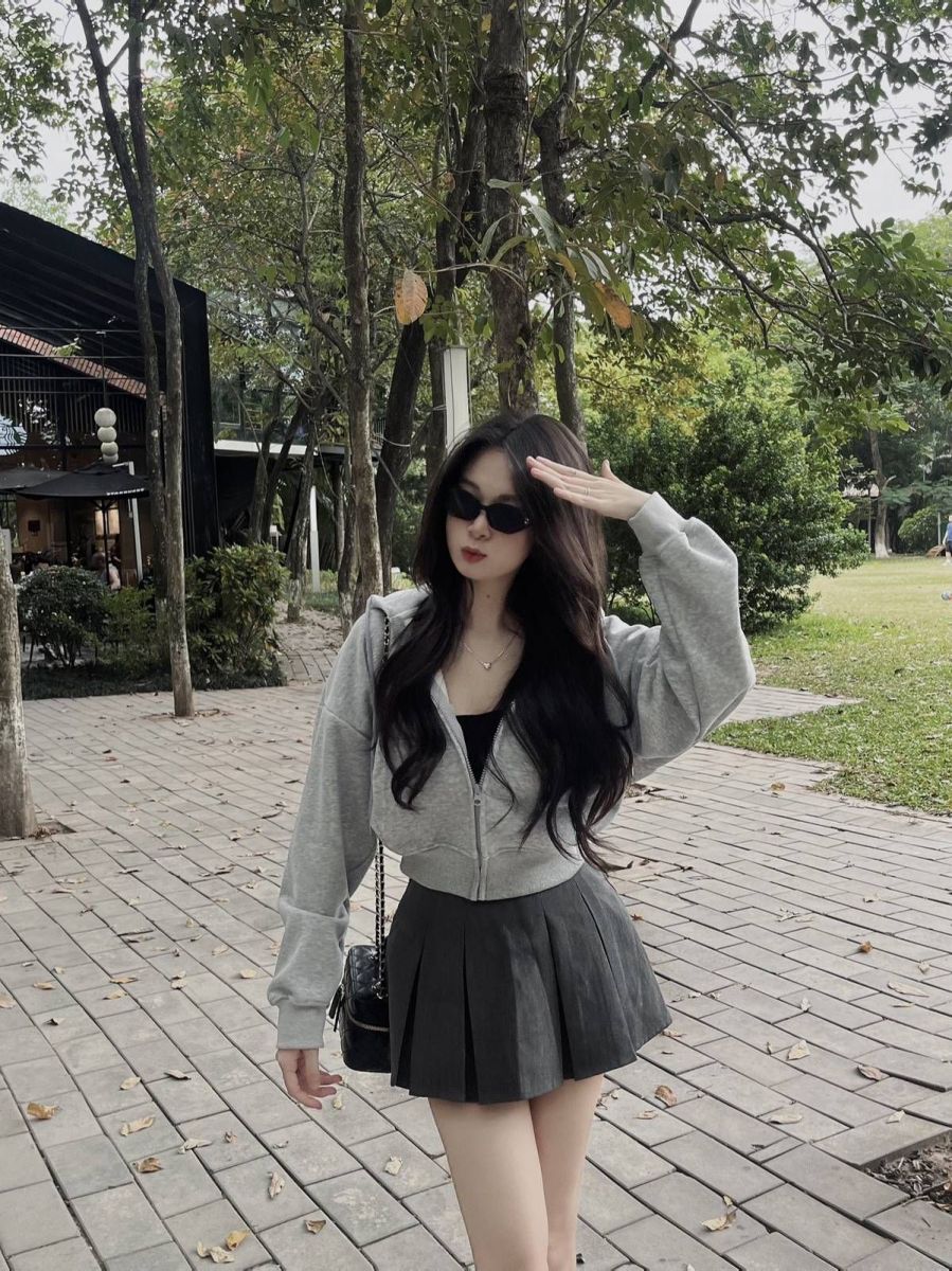 Anh Gai Xinh Mac Vay - Áo Hoodie