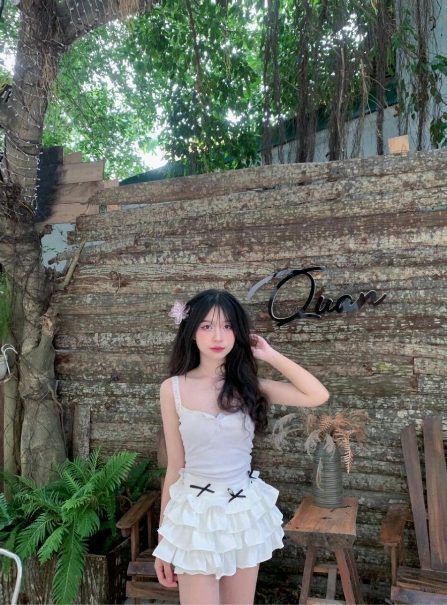 Anh Gai Xinh Mac Vay - Chụp Ảnh Ngoài Trời