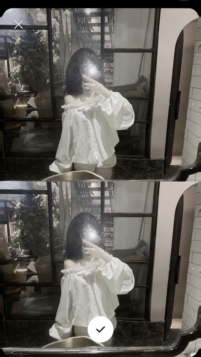 Anh Gai Xinh Mac Vay - Áo Blouse Trắng