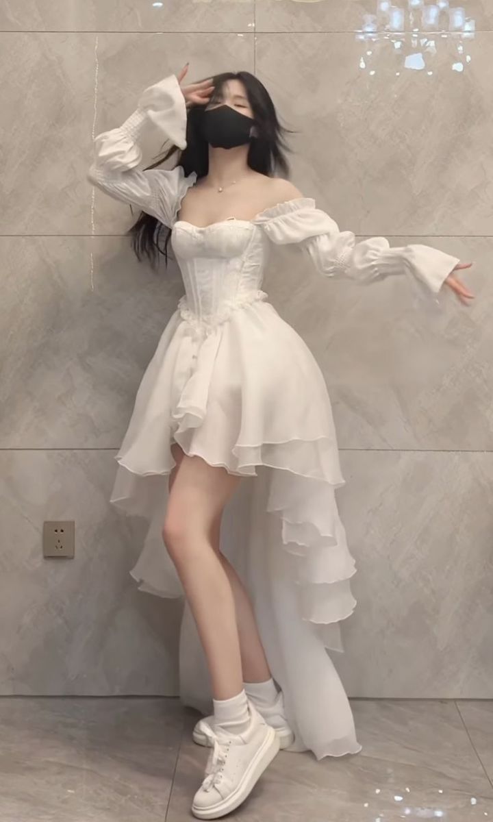 Anh Gai Xinh Mac Vay - Gái Xinh Mặc Váy Trắng