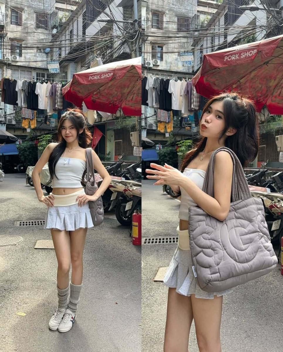 Ảnh gái xinh lớp 6 và lớp 7 mặc đồ ngủ đẹp