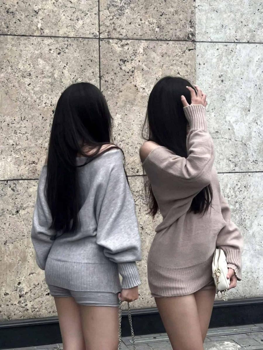Gái xinh ảnh ngực to, tóc đen thời trang gái xinh Việt Nam