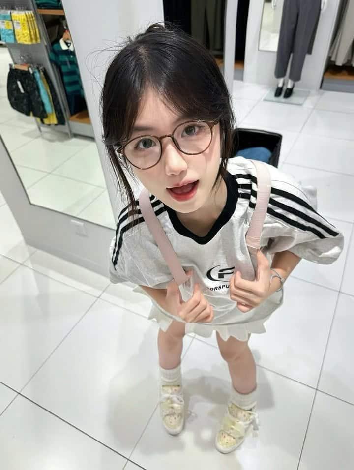 Gái Xinh Đeo Mắt Kính