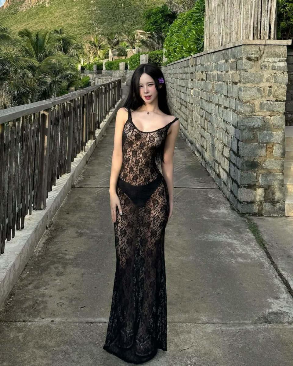 Ảnh gái xinh mặc váy trắng sexy, hinh gai dep