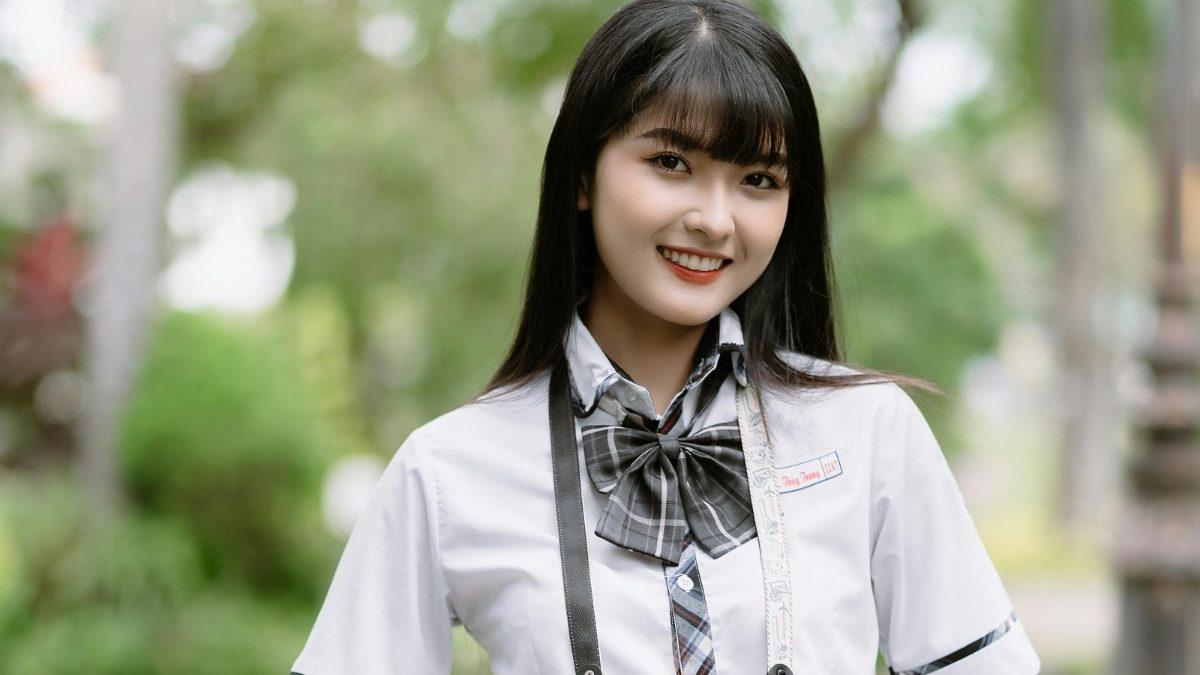 Ảnh gái xinh dễ thương, cô gái học sinh đẹp