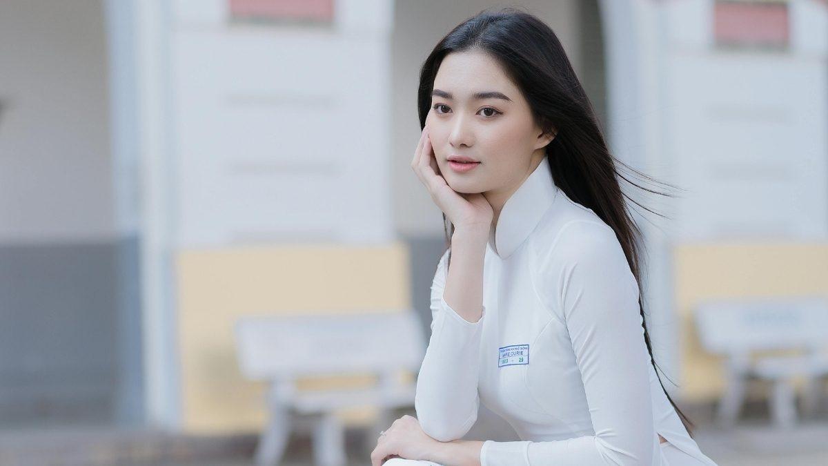 cô gái xinh đẹp trong bộ ảnh cô gái xinh
