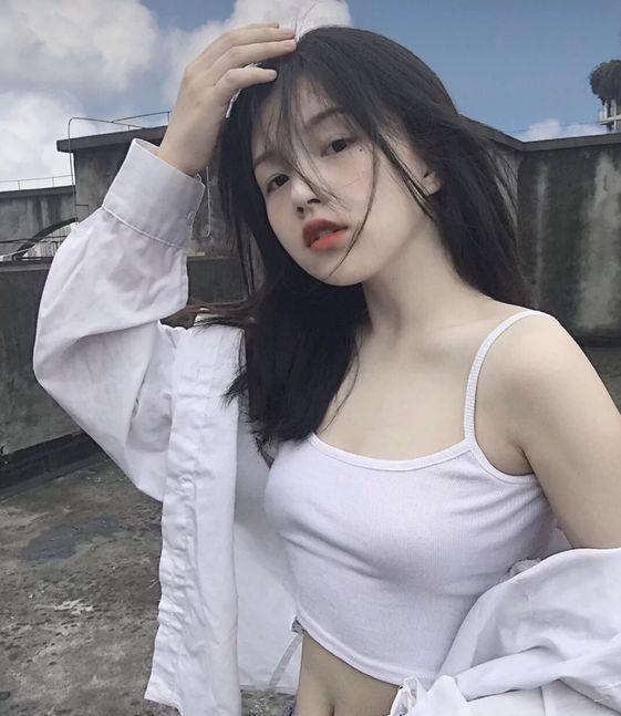 Ảnh Gái Xinh Đẹp Thời Trang Tóc Đen