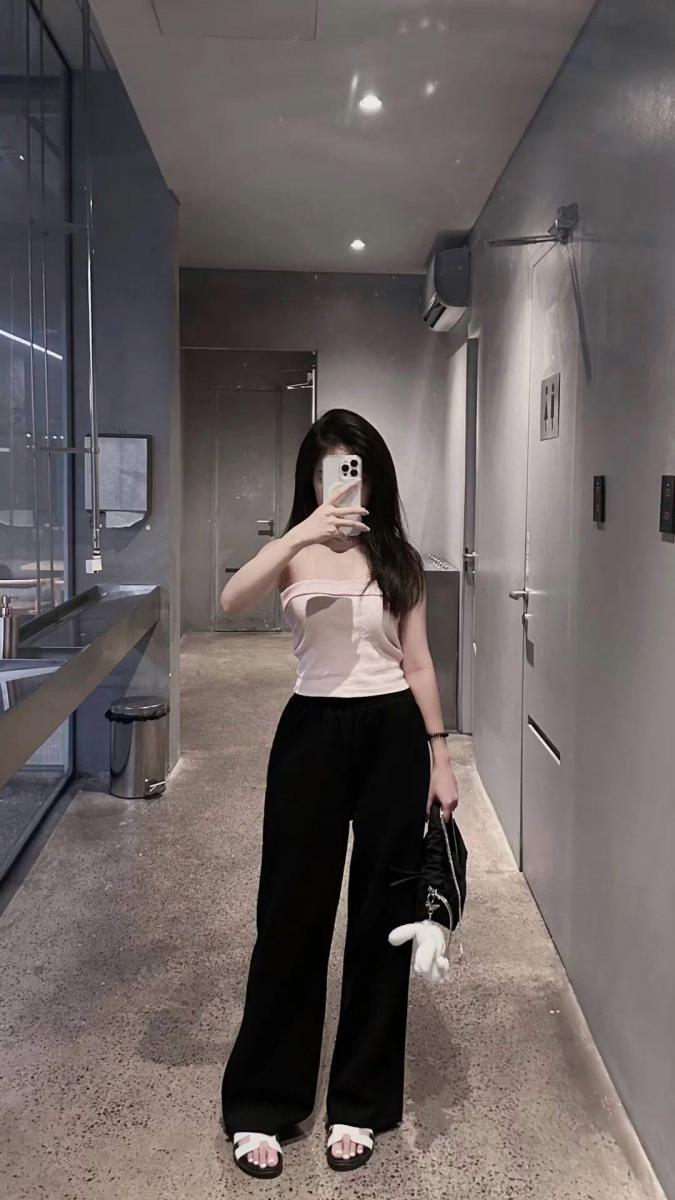 Ảnh gái xinh ngầu thời trang sắc đẹp tóc đen