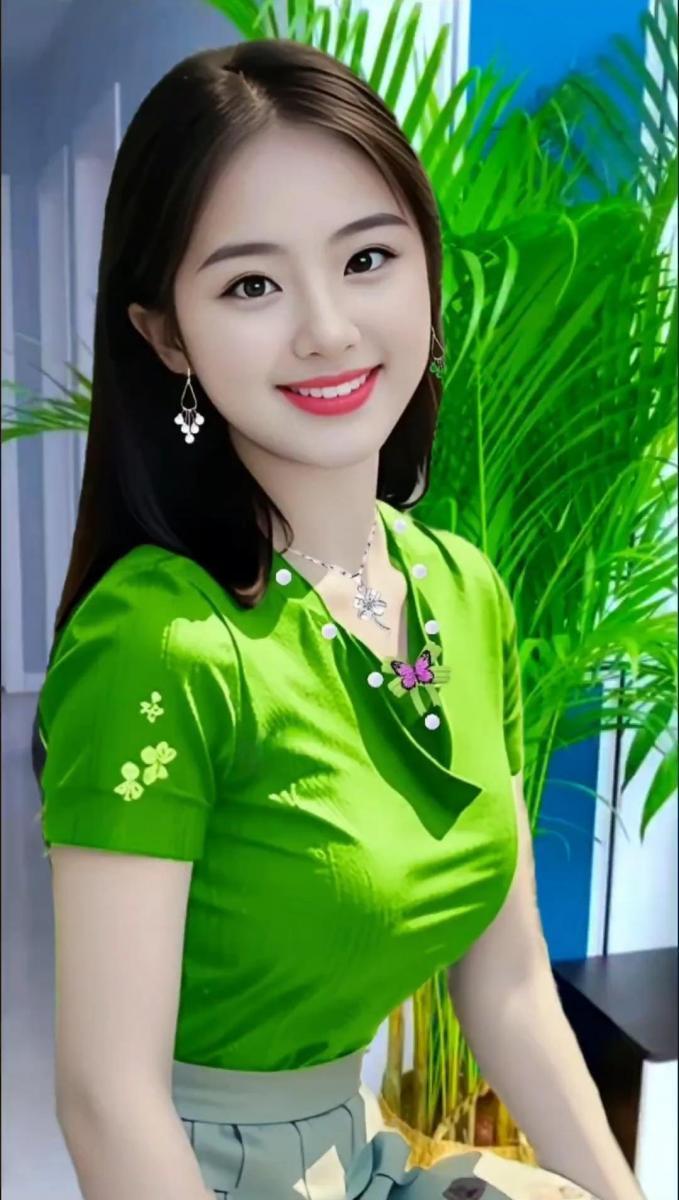Ảnh nữ xinh cute với nụ cười tỏa sáng