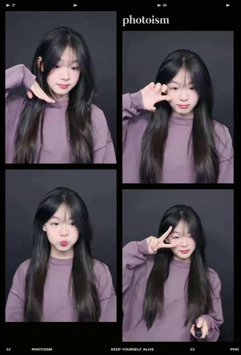 Web ảnh gái xinh với biểu cảm khuôn mặt đẹp