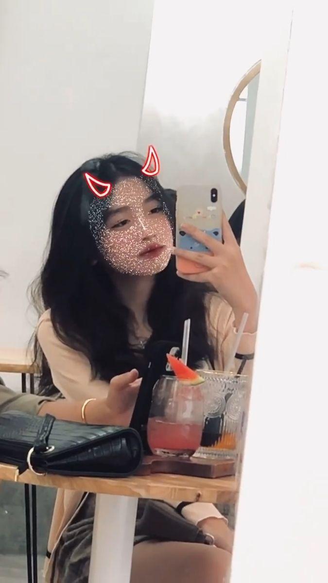 Ảnh gái xinh mạng với tóc đen dài