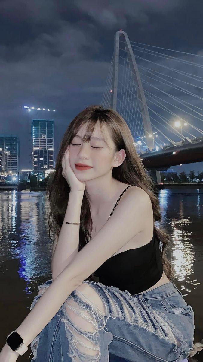 Gái đẹp tóc dài trong bộ ảnh xinh xắn