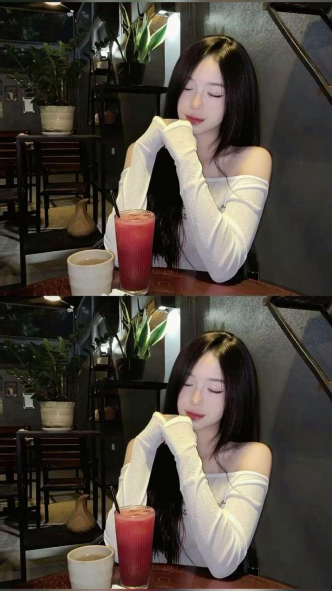 Gái xinh tóc dài đẹp như người mẫu