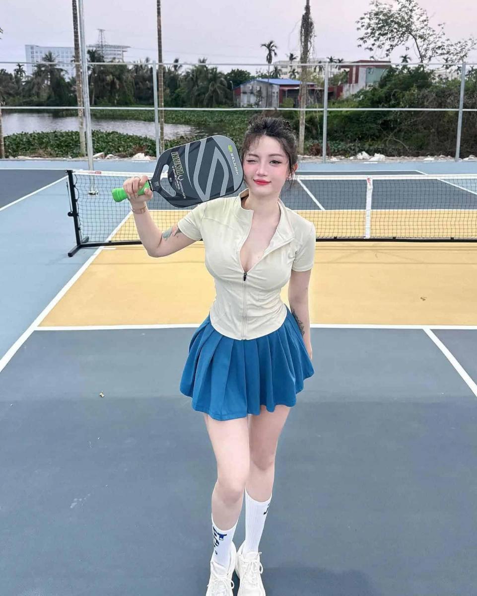 Gái xinh đẹp trong bộ ảnh quan vợt