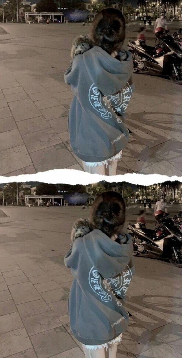Gái xinh mặc hở trong áo khoác mùa đông
