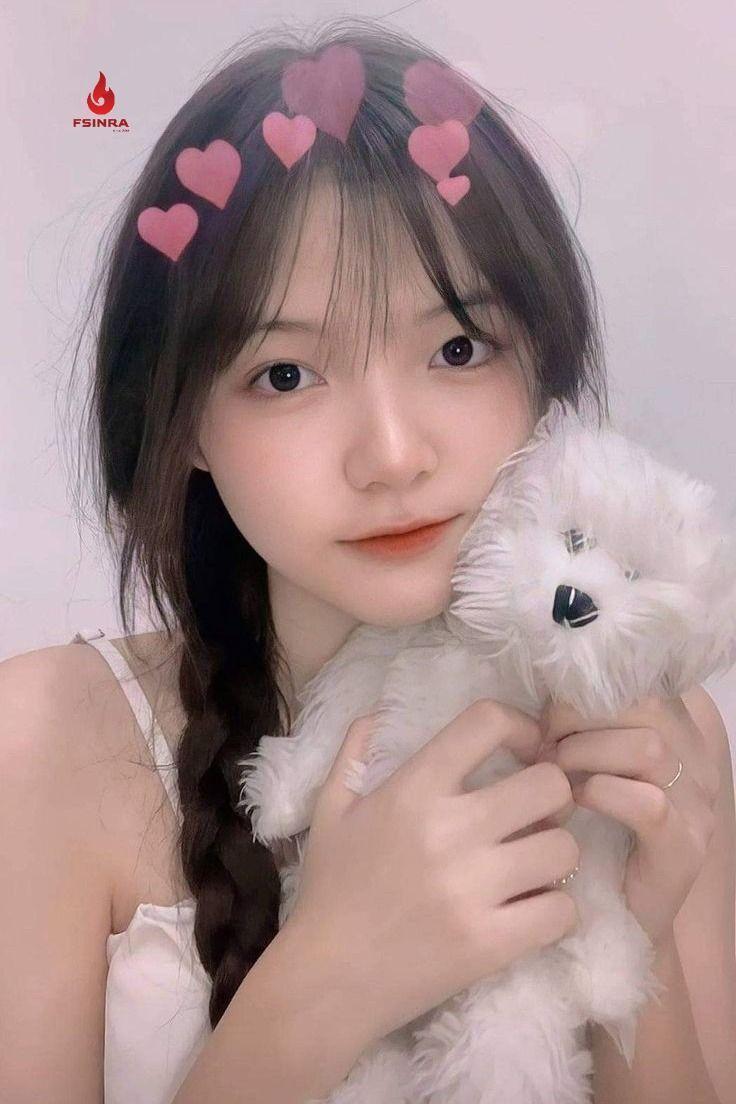Ảnh gái xinh cute che mặt siêu cute