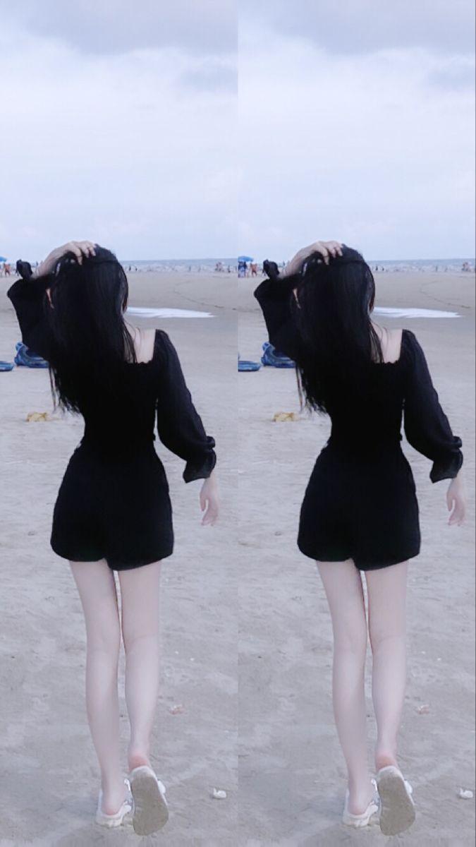 Hình gái xinh áo dài và bikini gợi cảm