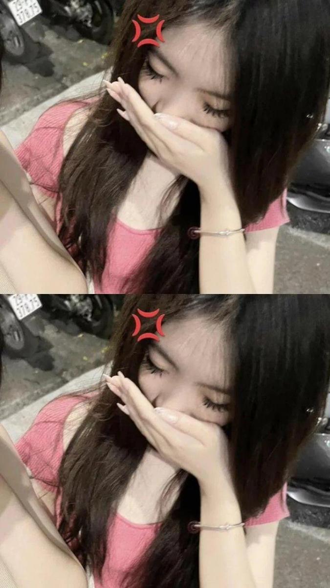Ảnh gái xinh hot với tóc đen hồng