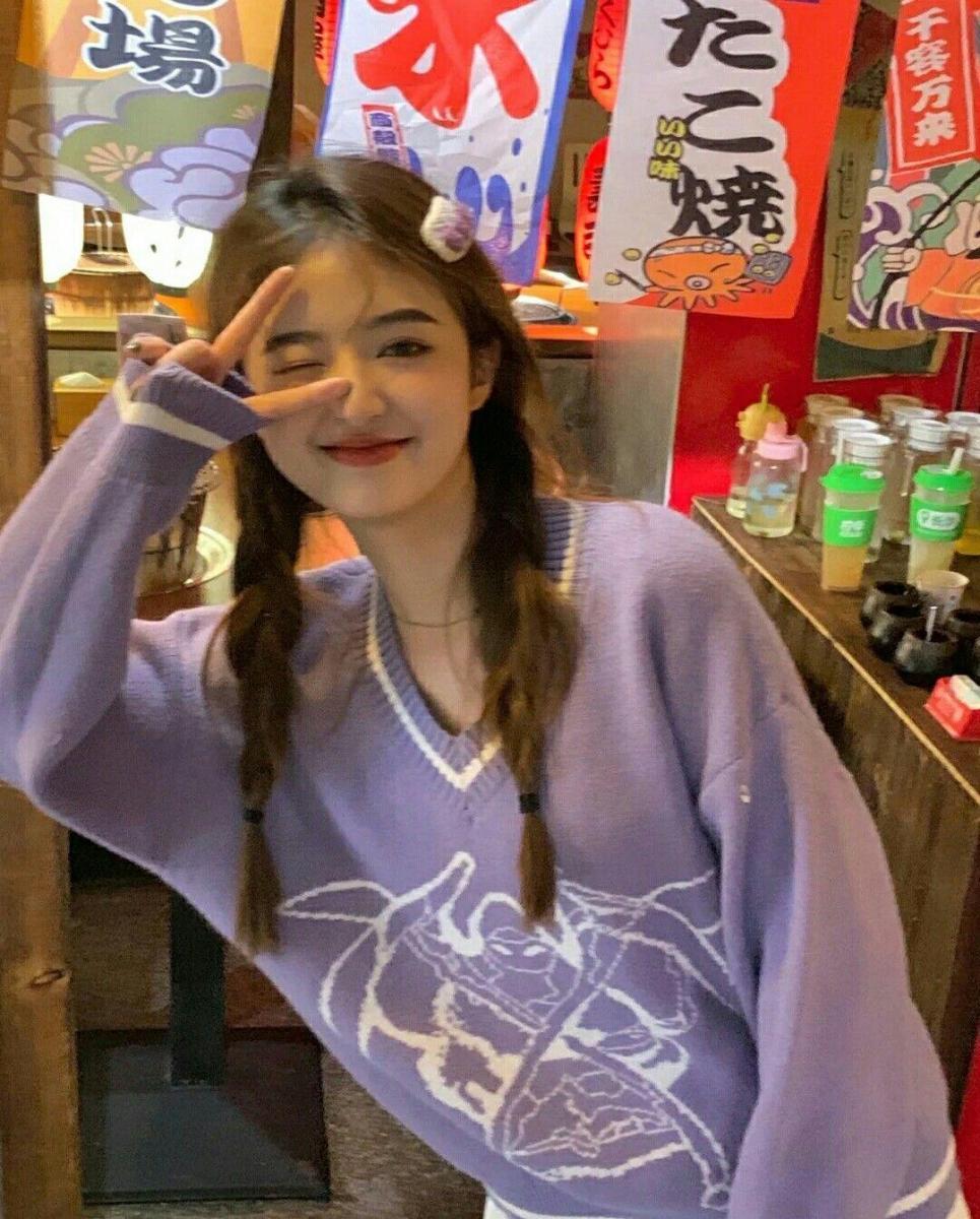 Ảnh nữ xinh cute với nụ cười hạnh phúc
