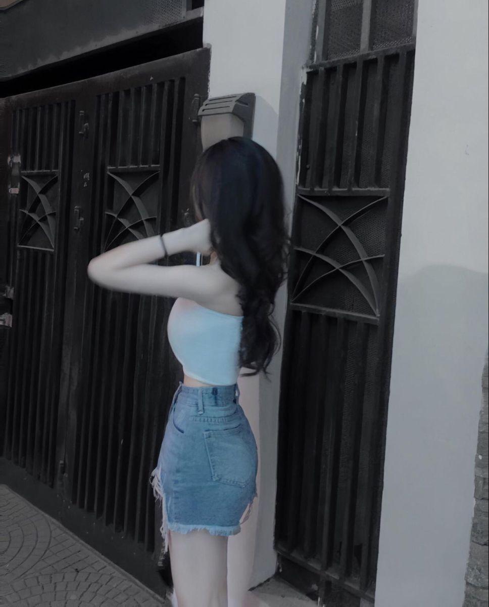 Ảnh gái xinh mặc quần bò thời trang đẹp