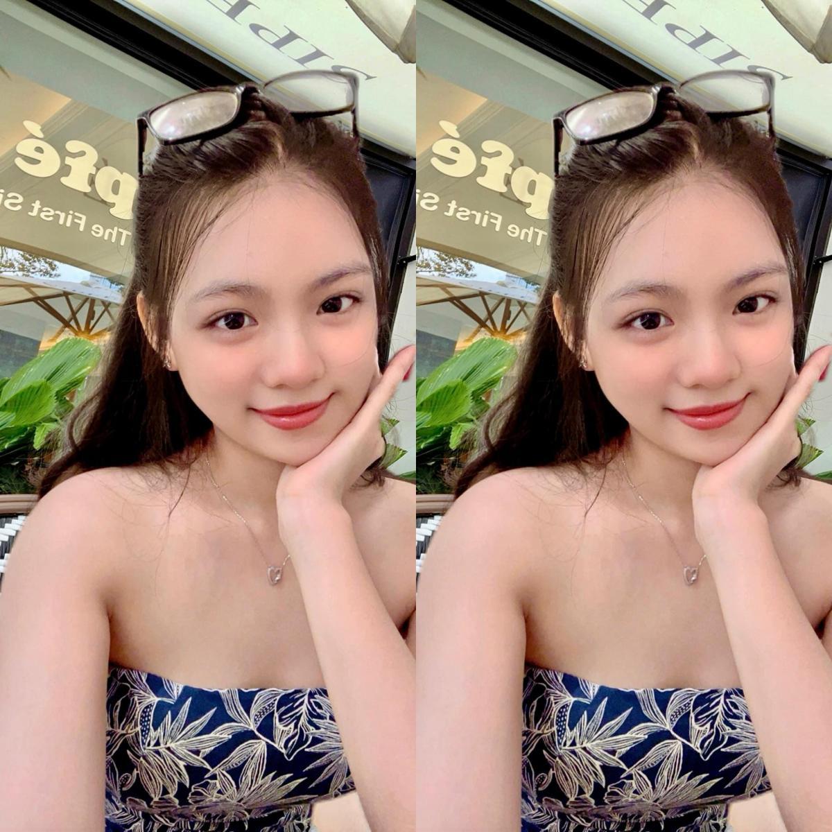 Hình cô gái đẹp với ngực to sắc đẹp biểu cảm khuôn mặt
