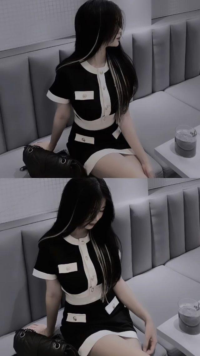 Gái Xinh Ngực To Tóc Đen