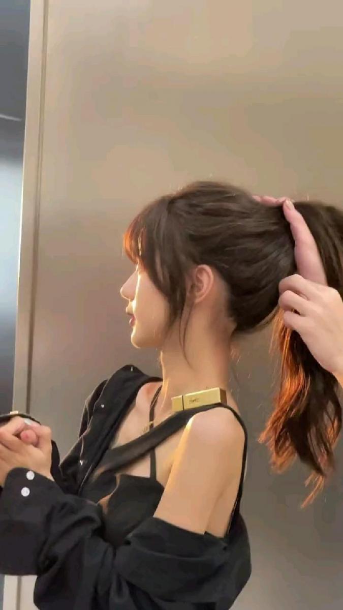 Ảnh gái xinh tóc ngang vai đẹp