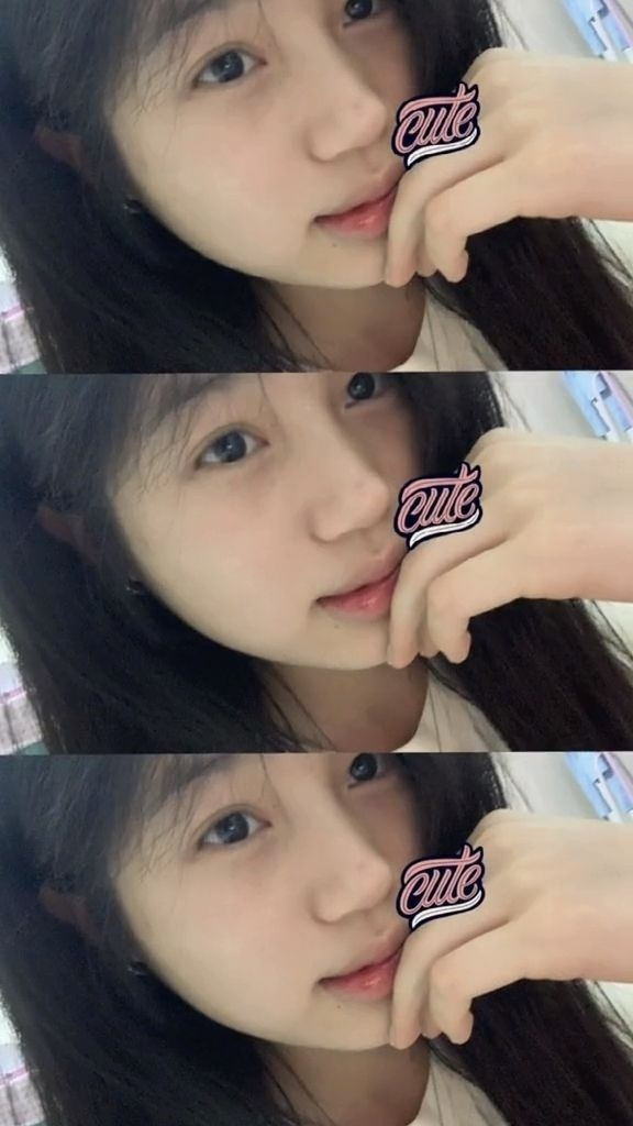 Hình ảnh cô gái xinh đẹp da trắng tóc đen