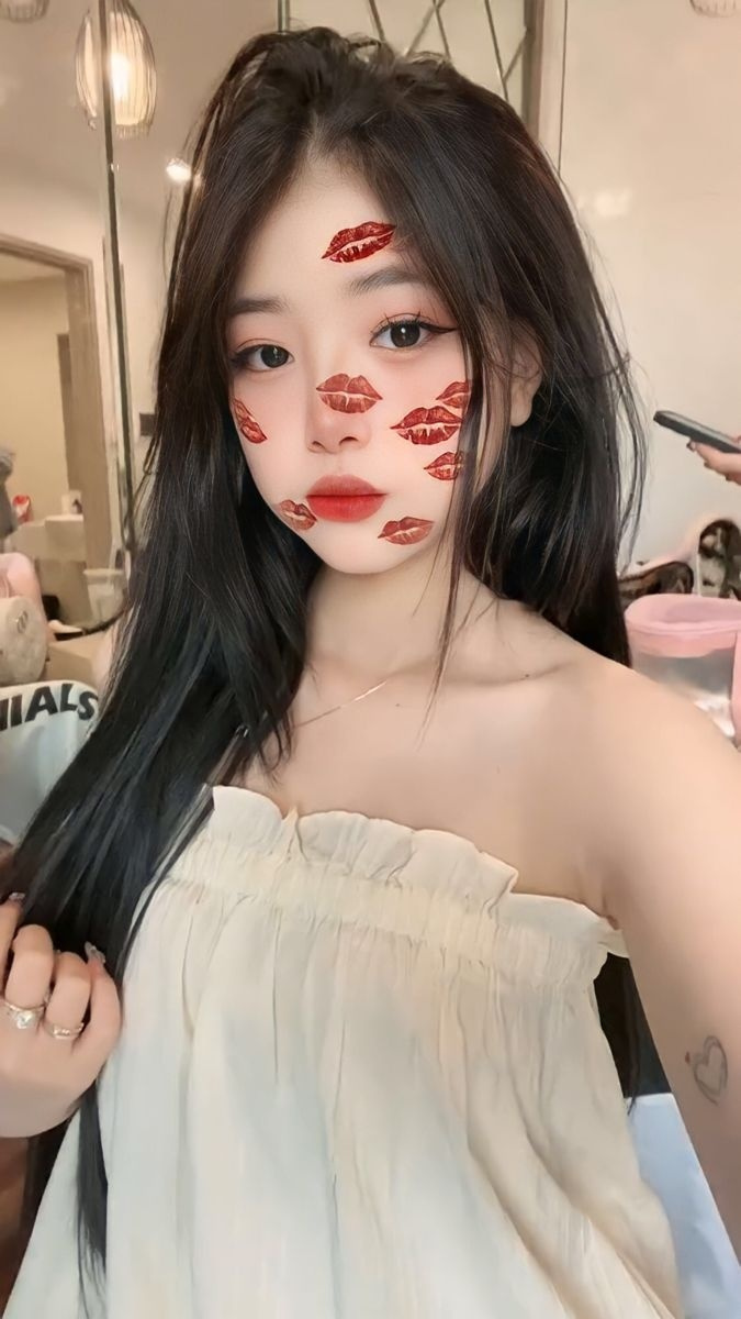 Hình bé gái xinh đẹp, gái xinh cute tóc dài mu dep
