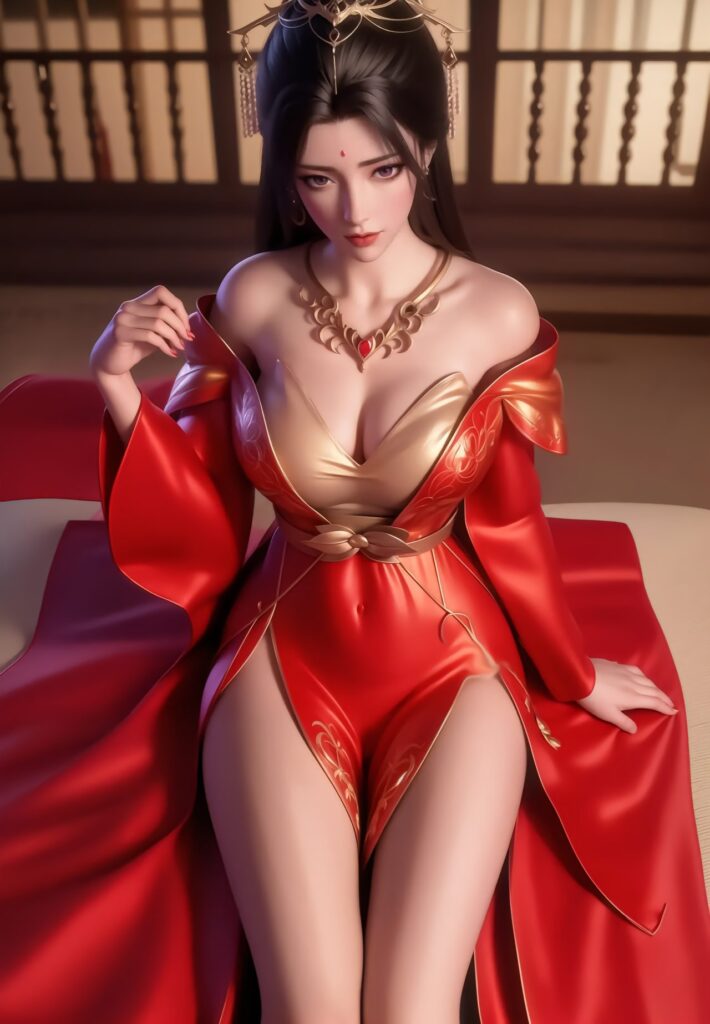 Ảnh anime gái đẹp khoe ngực to