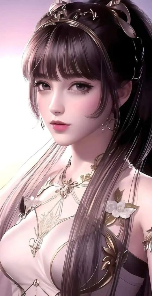Hình nền chibi nữ cute cho điện thoại