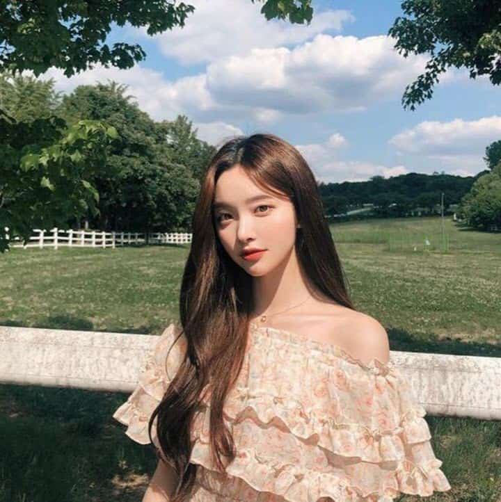 Ảnh gái hàn cute phô mai que