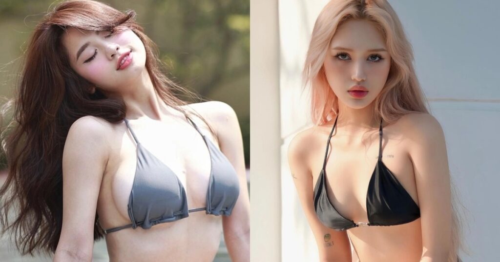 Ảnh girl xinh mặc bikini xuyên thấu khoe dáng